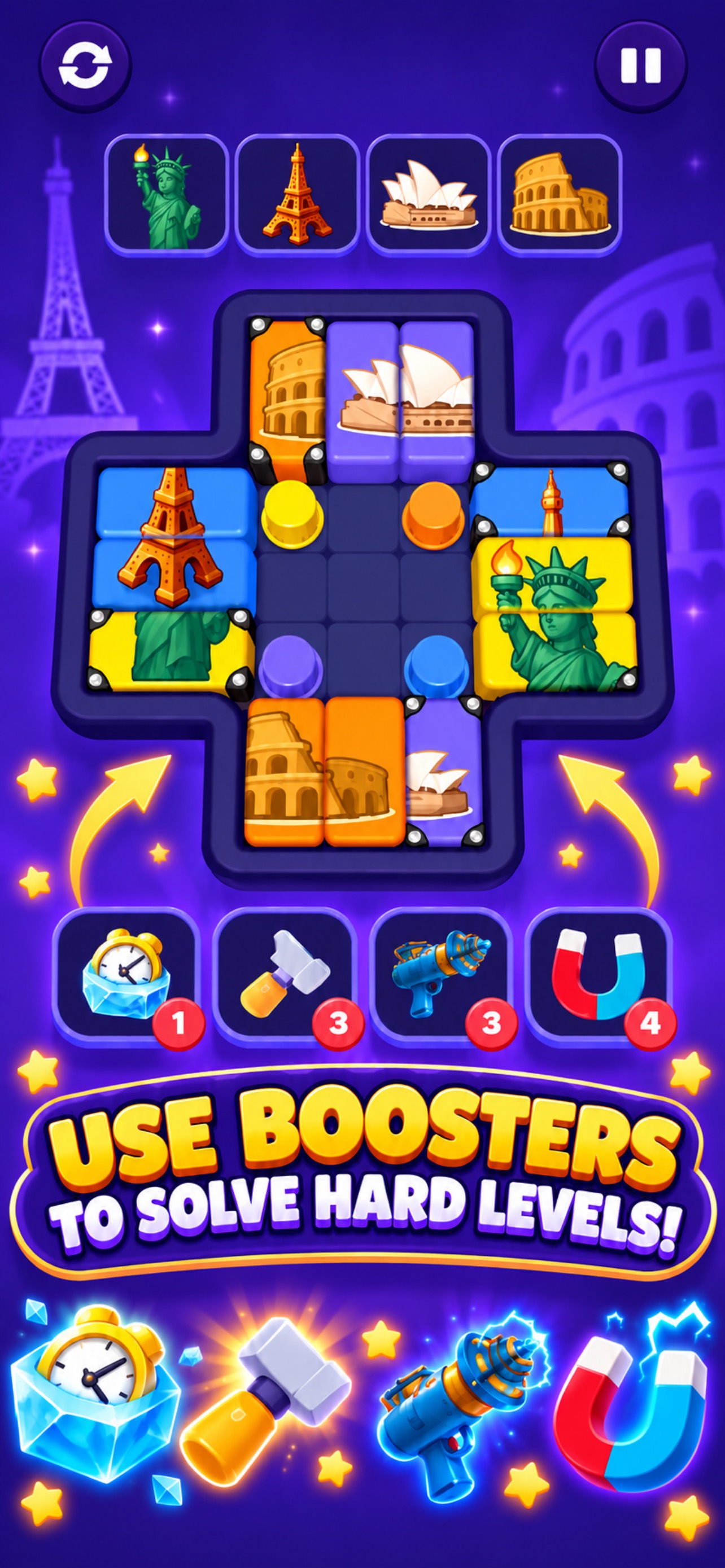 Screenshot 1 of PicFit: Jigsaw Block Puzzle