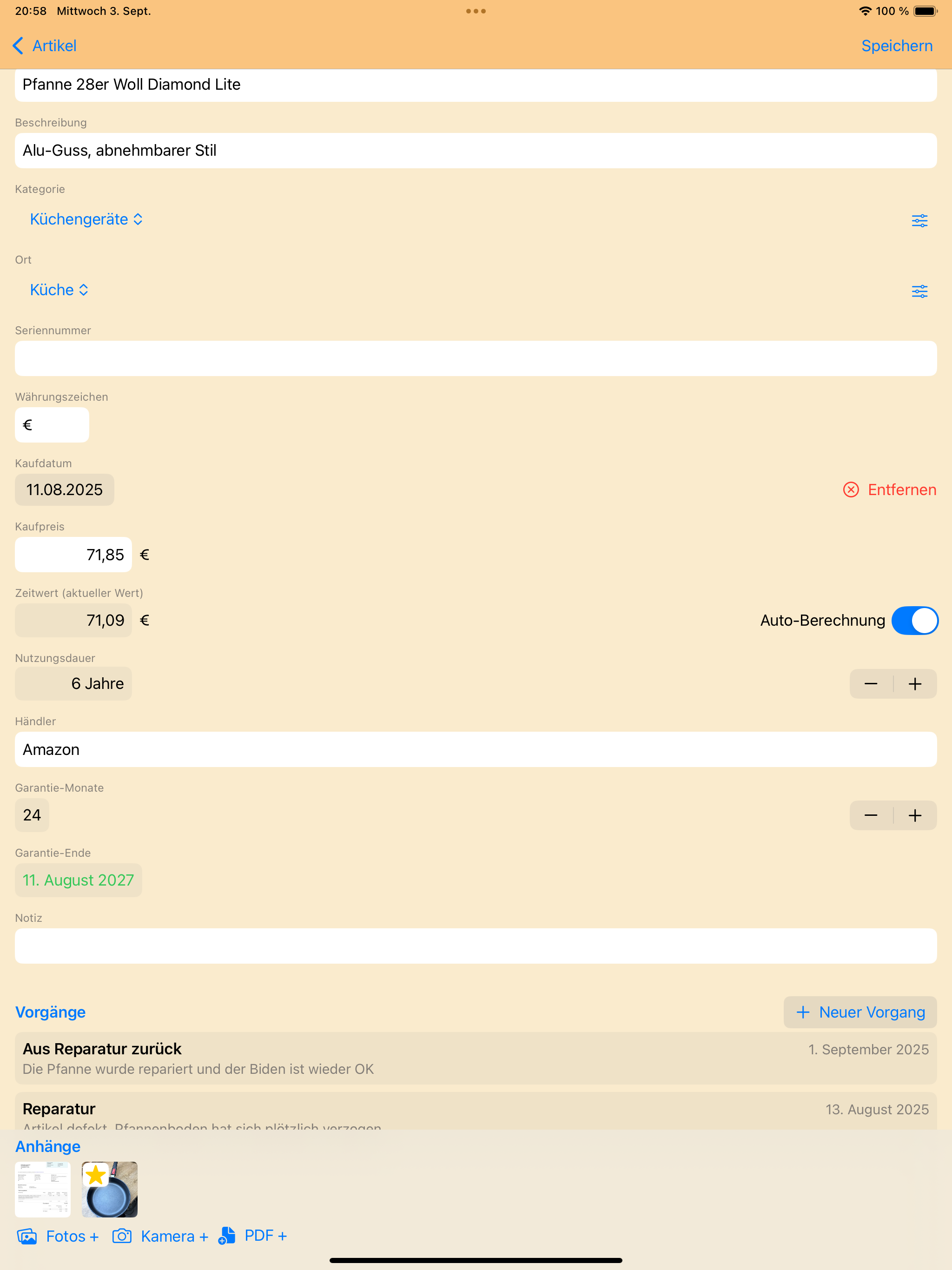 HB-Inventar screenshot 12