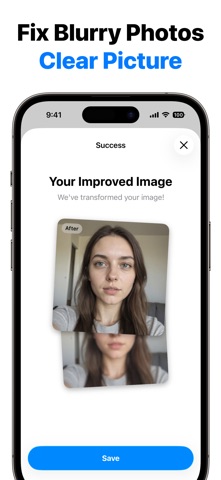 Blurry Photo Fixer: UnblurKit iPhone screenshot