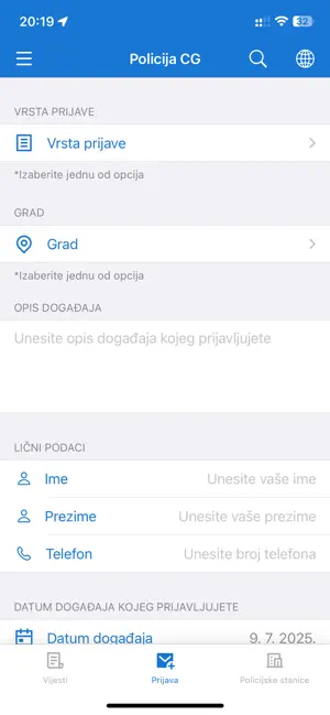 Policija CG screenshot 2