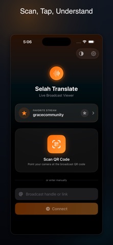 Selah Translate iPhone screenshot