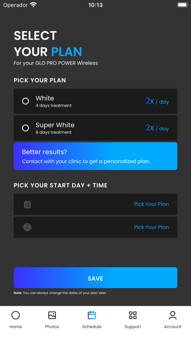 GLO Whitening Screenshot