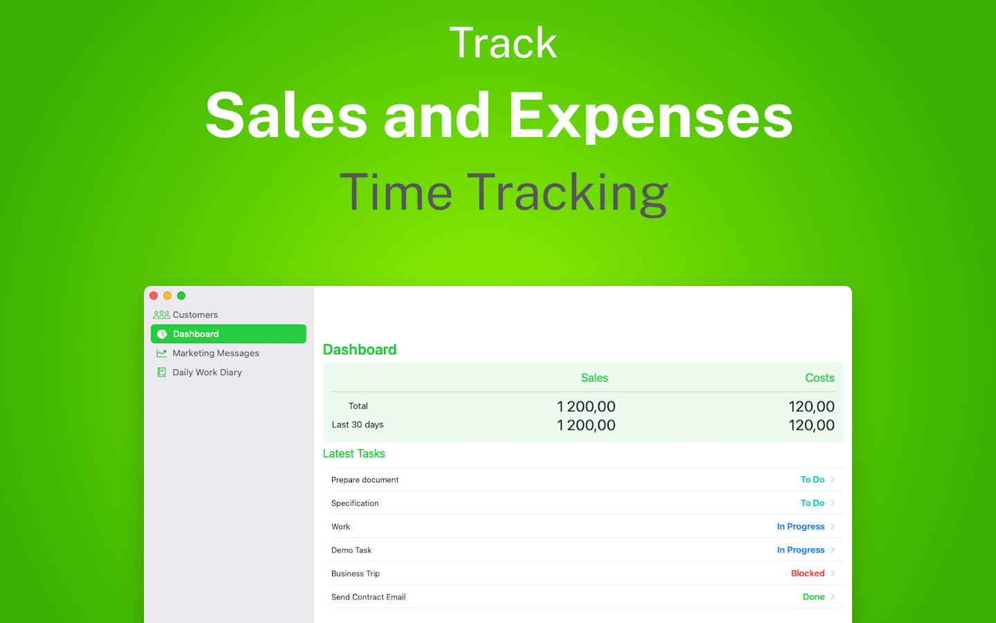 Customer List: Client Records