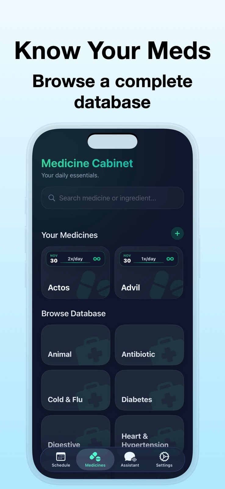 Private Pill Reminder DoseMed iphone screenshot 2
