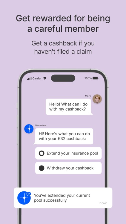 Wemates - P2P insurance screenshot-7