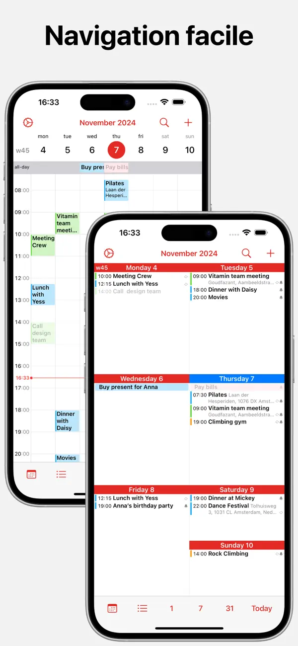 Screenshot #3 pour Calalarm Calendar