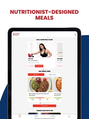 Meals on Me: Healthy Meal Plan iPad screenshot