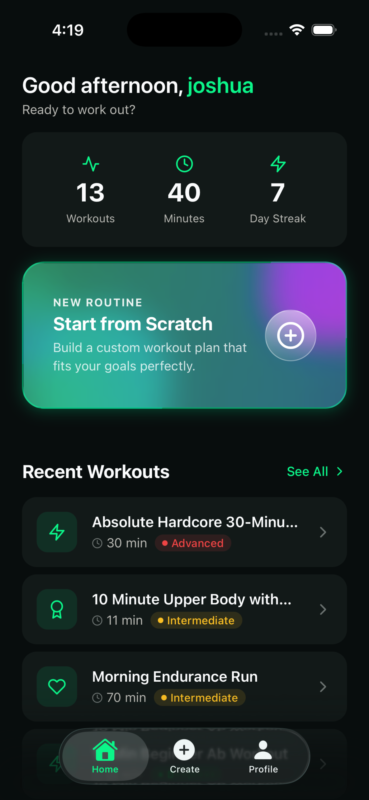 Routinely: AI Fitness