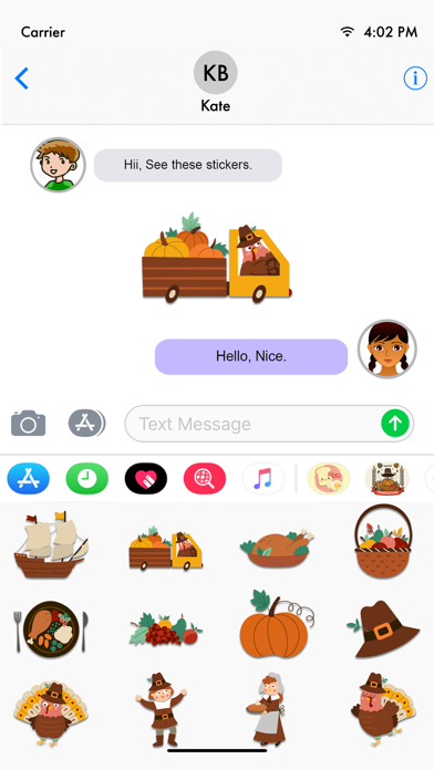 Thanksgiving Holidays Stickers Screenshot