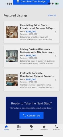 Grand Business Brokers iPhone screenshot