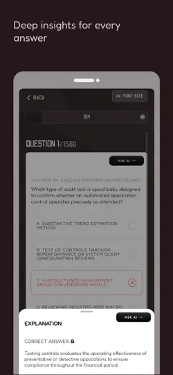 ACA Professional Exam Prep iPhone Screenshot 4