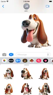 How to cancel & delete happy basset hound stickers 4