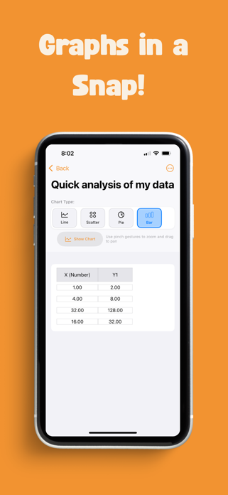 Charts Maker Tool: GraphSnap Screenshot 5 of 5