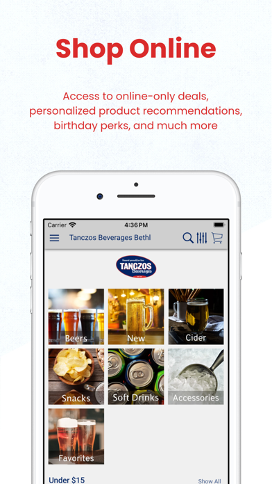 Tanczos Beverages Screenshot
