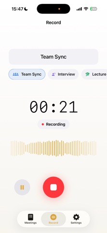 Whisper Record Screenshot 1 of 10
