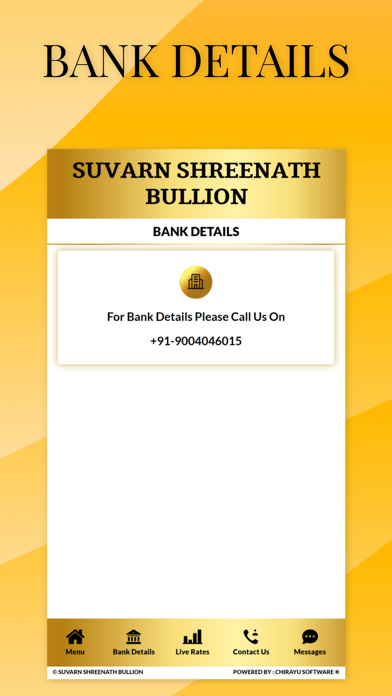 SUVARN SHREENATH BULLION Screenshot