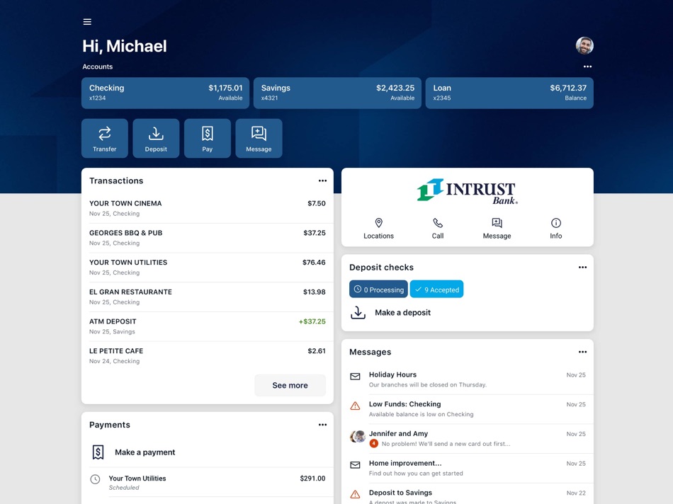 #1. INTRUST Bank (iOS) 由: INTRUST Bank