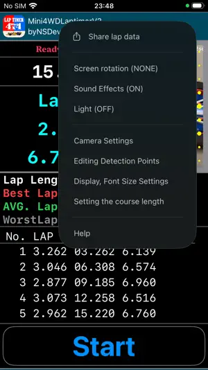 Mini4WDLaptimerV2 byNSDev screenshot 2