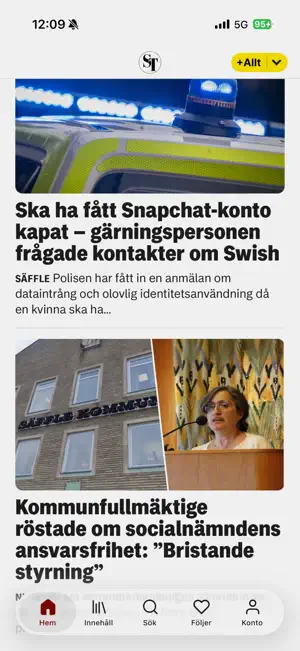 Säffle-Tidningen Nyheter screenshot 2