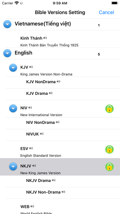 Screenshot #3 pour Kinh Thánh âm thanh tiếng Việt