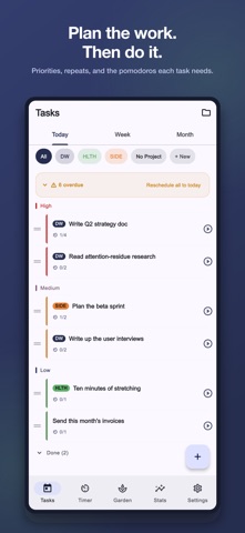 Focus4Life: Pomodoro Timer Screenshot 4 of 5
