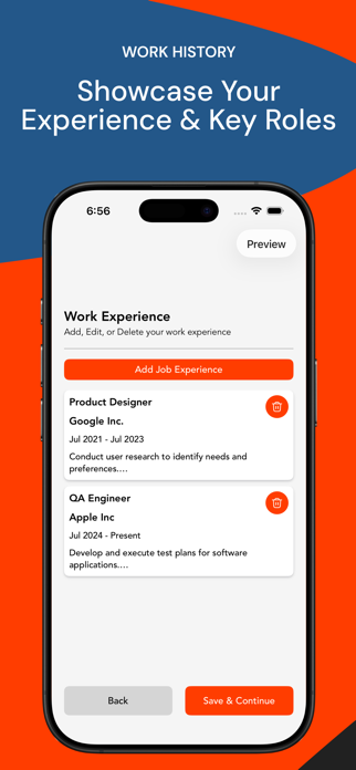 Resume Builder: CV Maker & PDF Screenshot 4 of 10