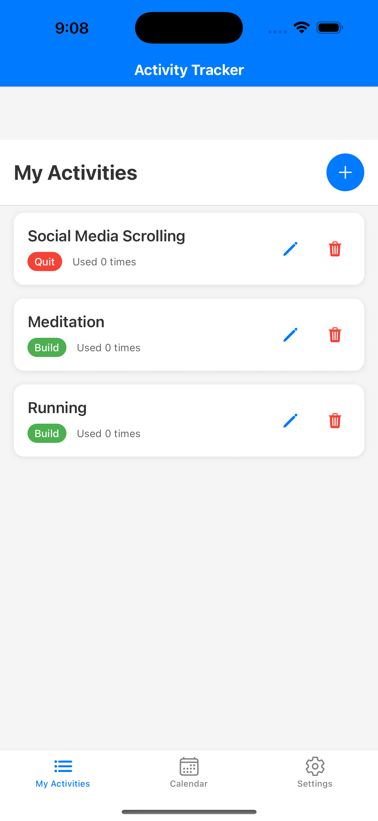 Personal Activity Tracker screenshot 3
