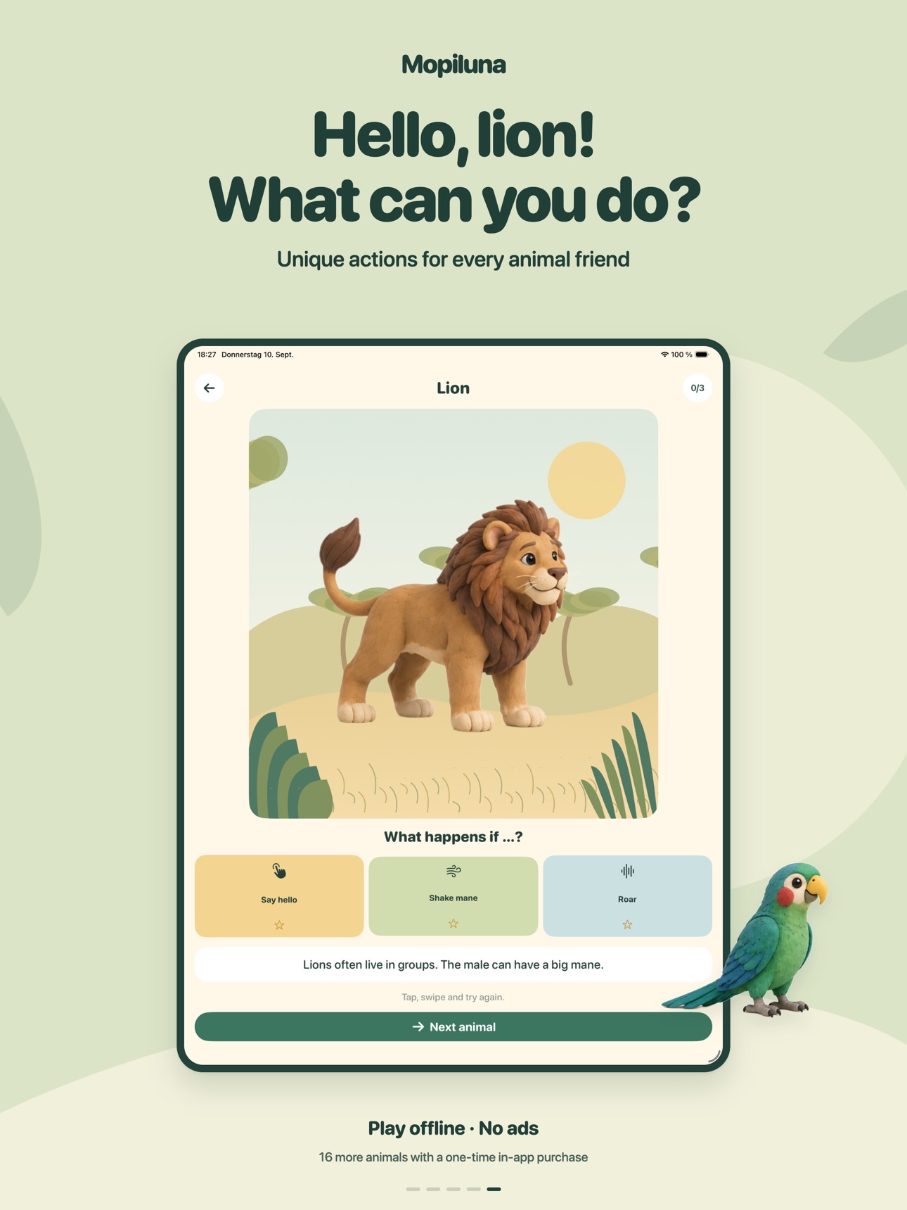 Screenshot 10 of Mopiluna – Discover Animals