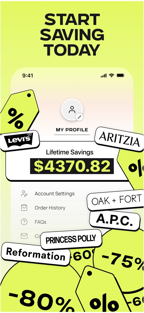 GOLD - The Best Deals Daily - This tool celebrates user success with a dedicated Lifetime Savings dashboard, surrounded by logos of prominently featured brands, showcasing the value gained.