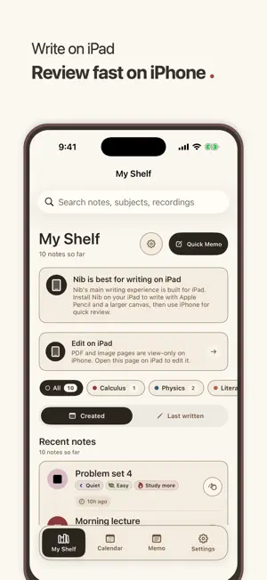 Nib - Handwritten Diary screenshot 1