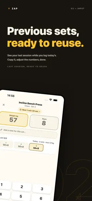 Simple Workout Log, Gym, 1RM screenshot 2