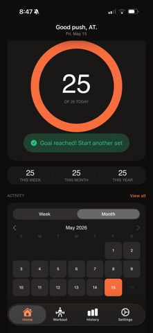 OneMore - Push-ups Counter screenshot