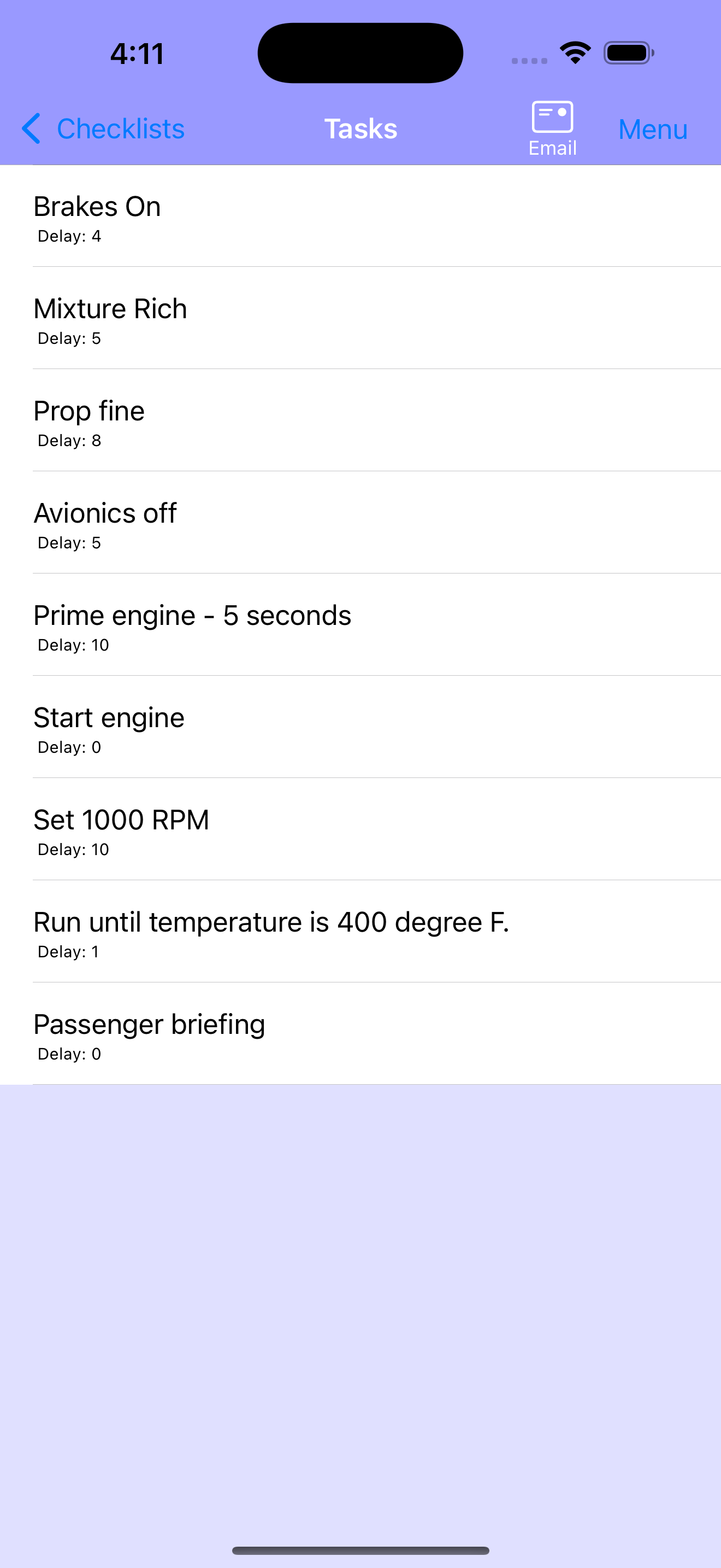 Pilot Checklist screenshot 3