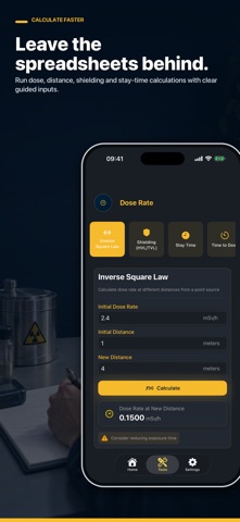 RadAegis: Radiation Safety iPhone screenshot