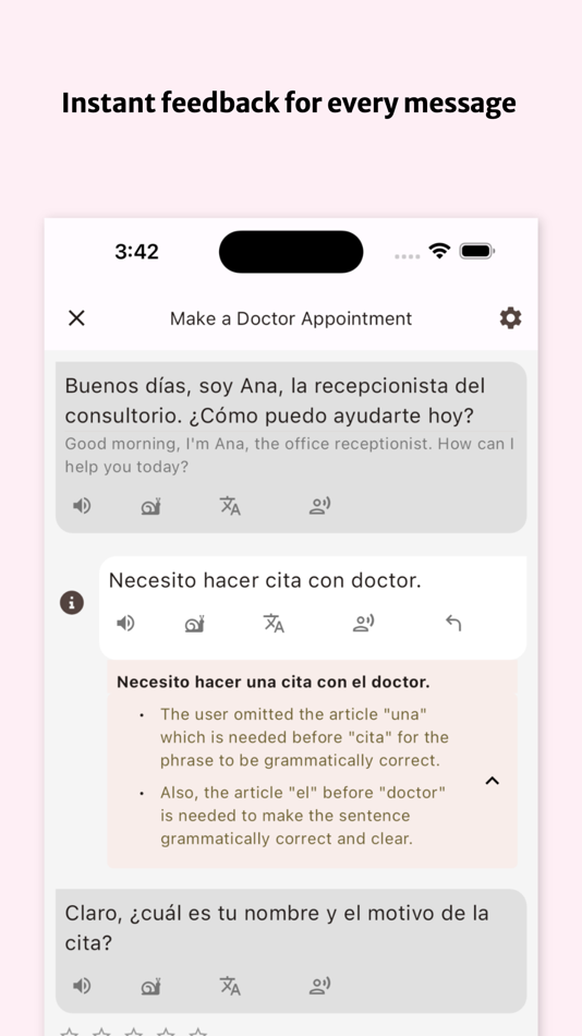 #2. FikaChat: Language Learning (iOS) 由: liping xiong