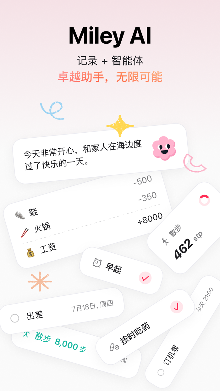 Miley AI - 待办、记账与日程安排工具