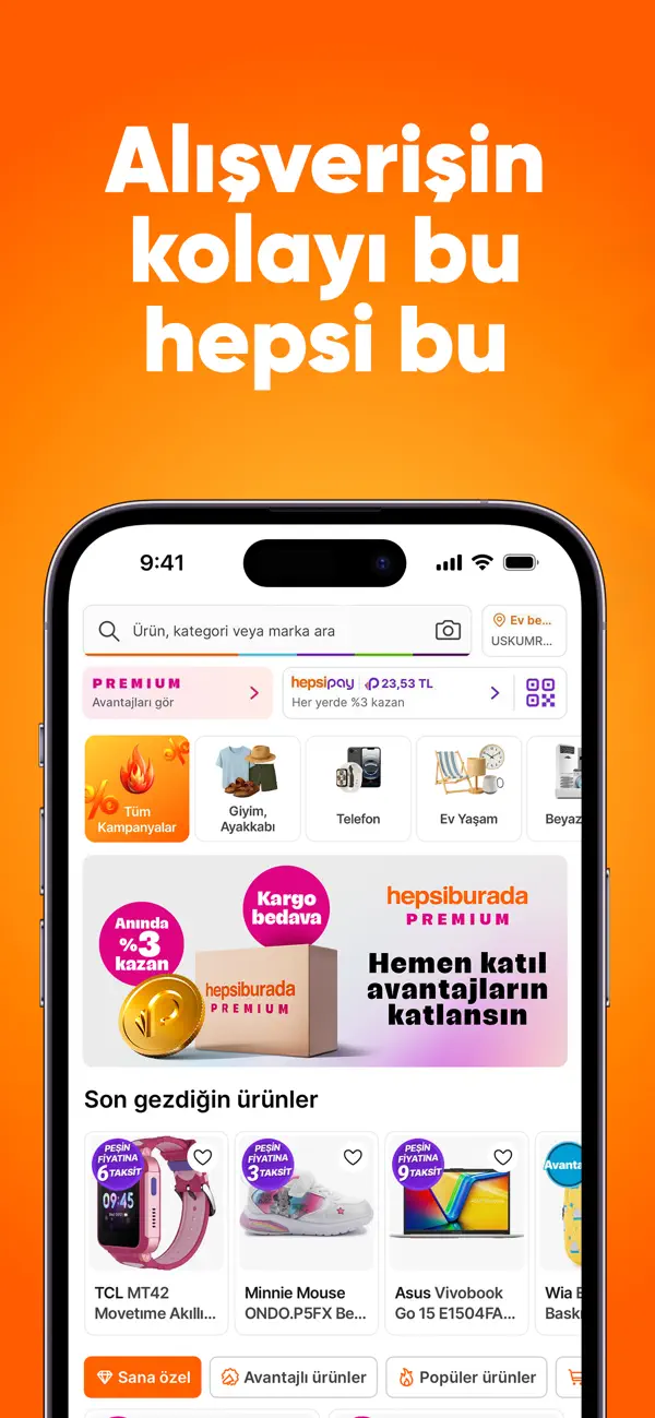 Screenshot #1 pour Hepsiburada: Online Shopping
