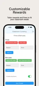 Classroom Currency screenshot #4 for iPhone