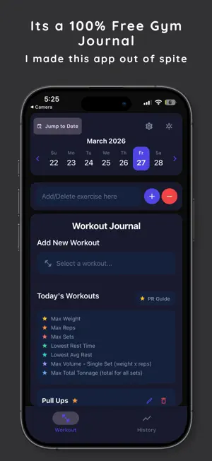 OpenHand: Gym Journal screenshot 1