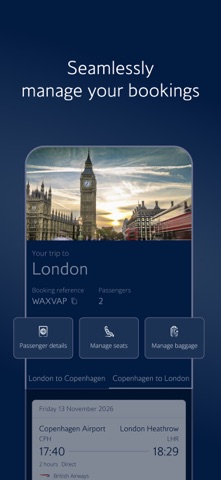 British Airways screenshot