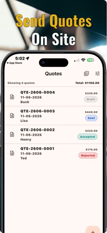 SkySubmit: Invoice Maker iPhone screenshot