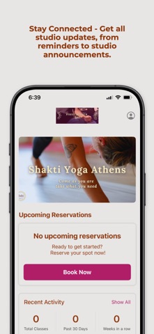 Shakti Yoga Athens screenshot