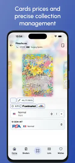 Screenshot von PokéCardex auf dem iPhone 6