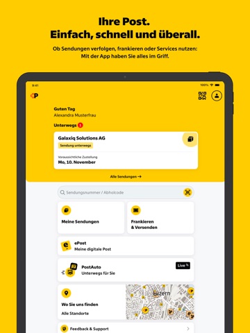 Die Schweizerische Post App Store preview screenshot 7