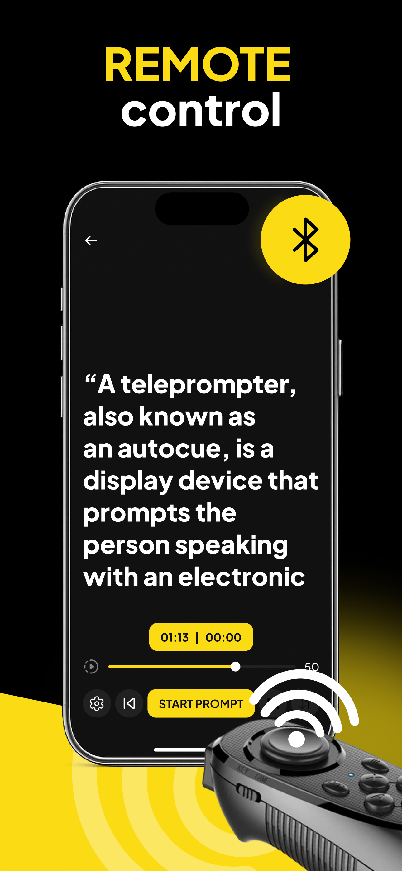 GlideGear: AI Teleprompter Pro