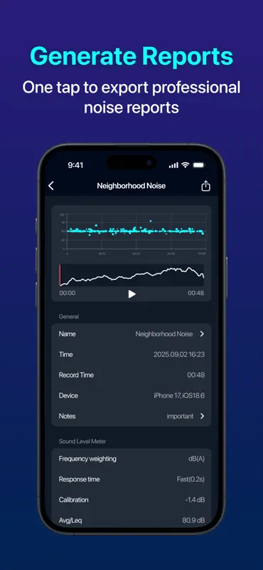 Decibel: dB Sound Meter screenshot 5 of 7