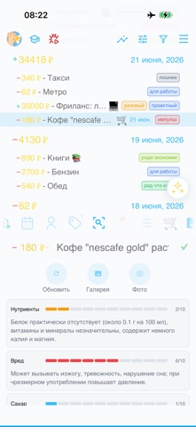 Expenses Excel screenshot