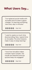 Actualize: Daily Microlearning screenshot