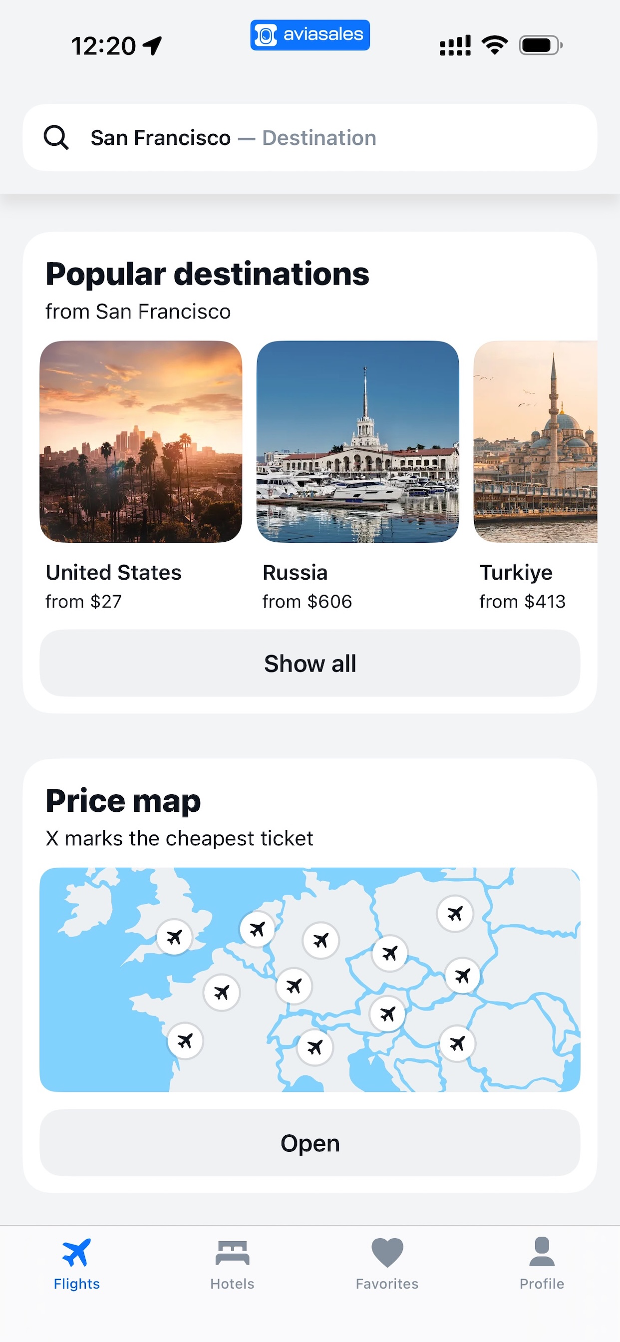 Aviasales — Book cheap flights