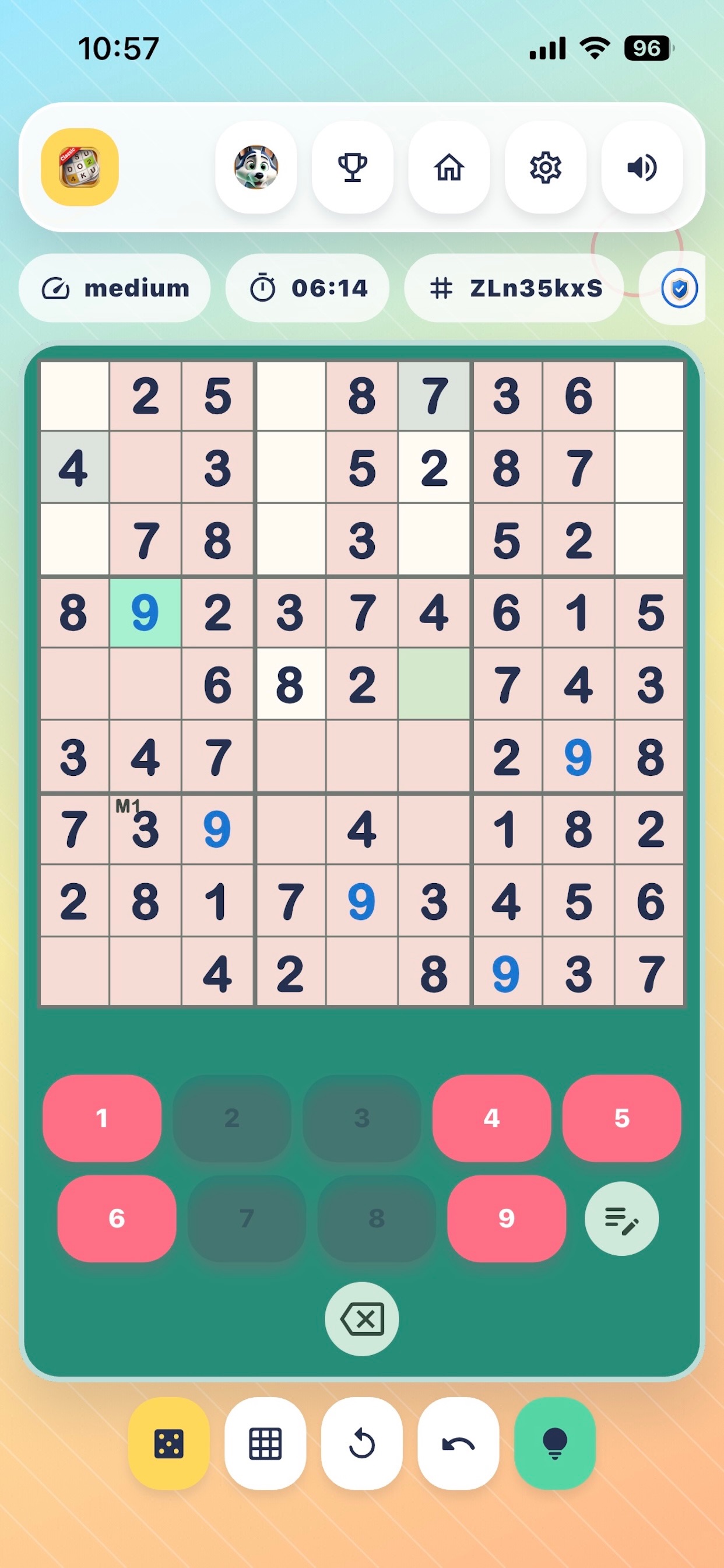 Screenshot 2 of Sudoku - Classic Puzzle No Ads